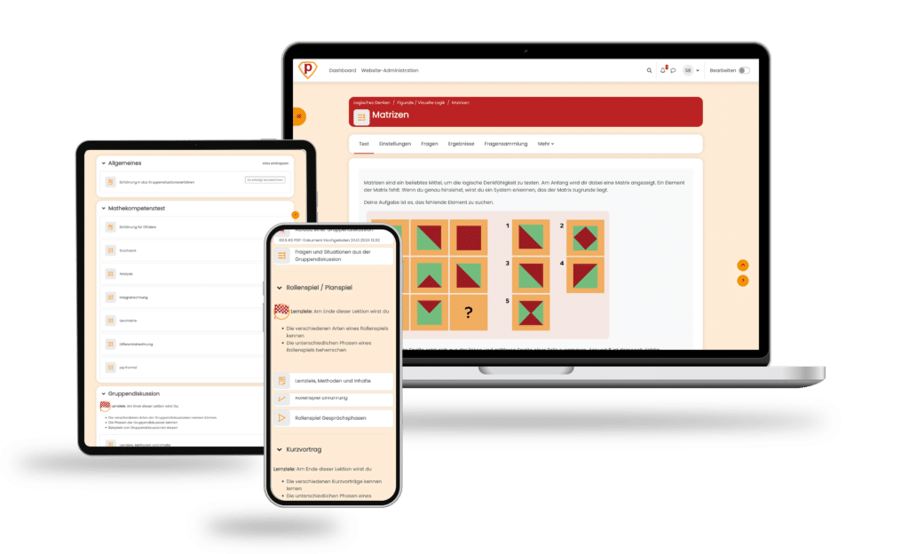 Matrizentest im Einstellungstest 2025 Online Testtrainer