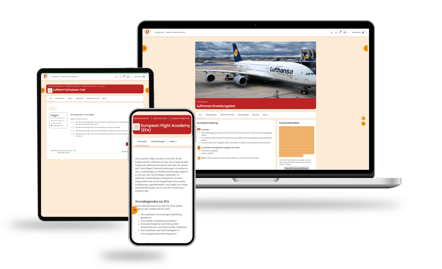 Vorbereitung für den Lufthansa Einstellungstest 2025 Online Testtrainer