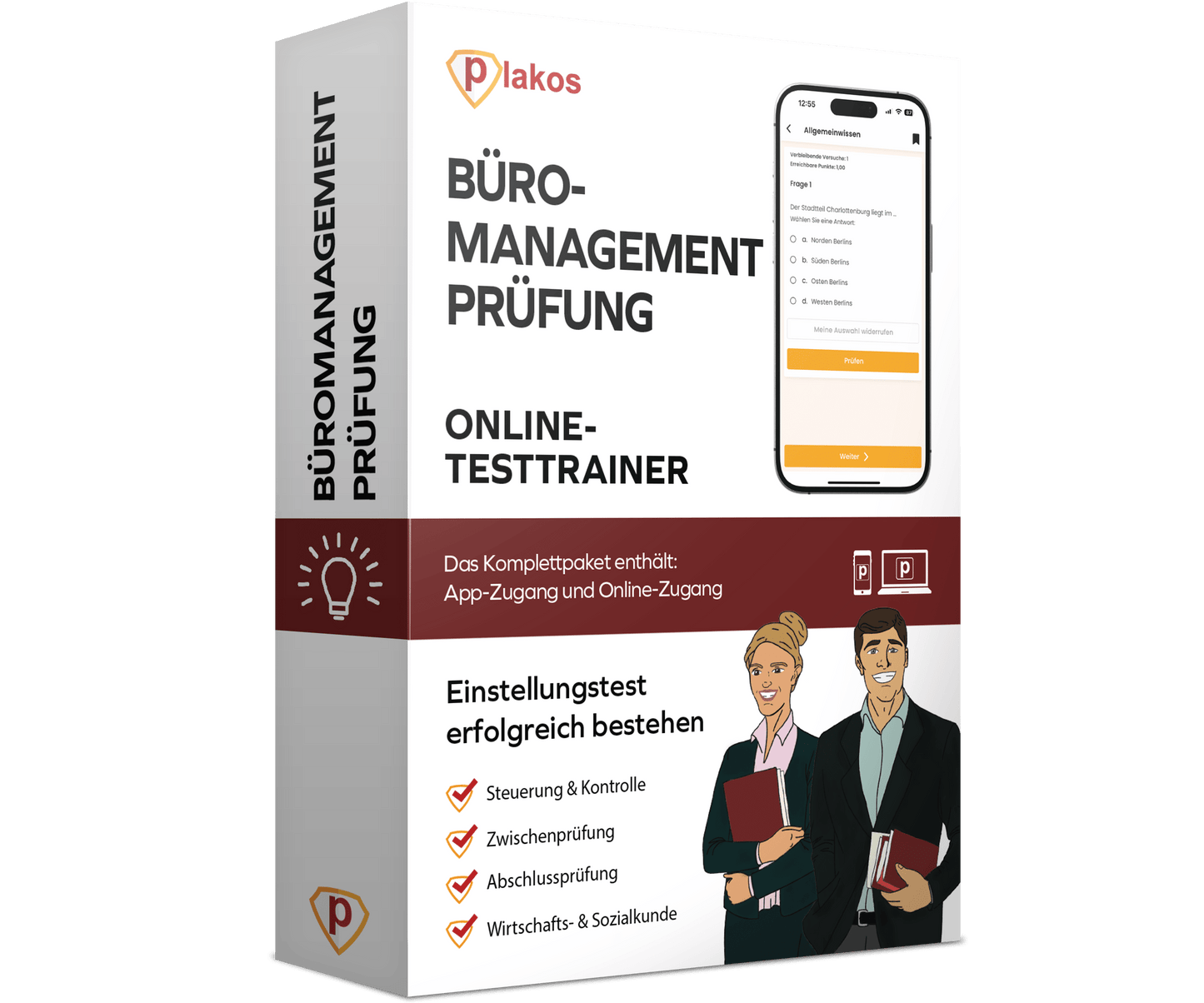Prüfungsvorbereitung Kauffrau / Kaufmann für Büromanagement 2026 Online Testtrainer