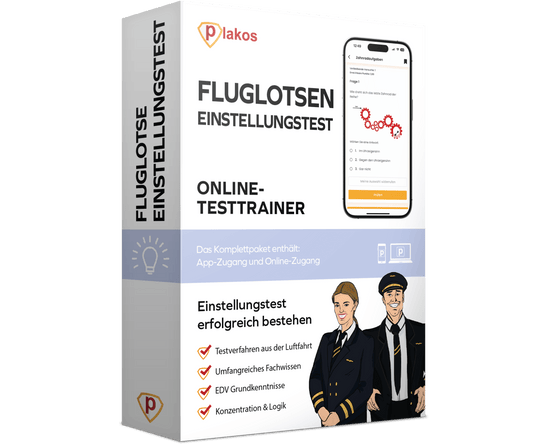 Fluglotse Einstellungstest Vorbereitung 2025 Online Testtrainer