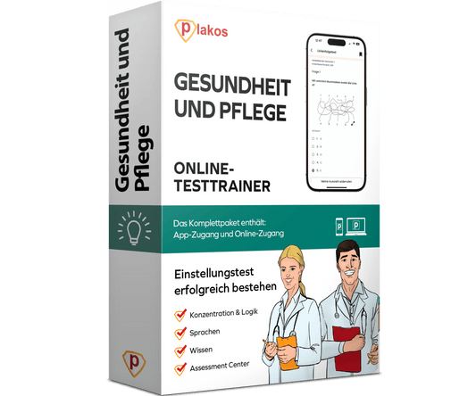 Eignungstest Gesundheit & Pflege 2025 Online Testtrainer