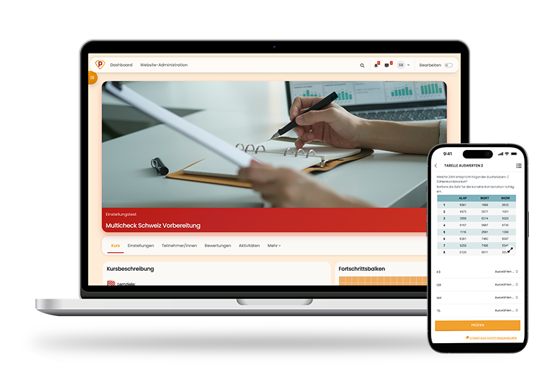 Multicheck Vorbereitung 2026 Online Testtrainer