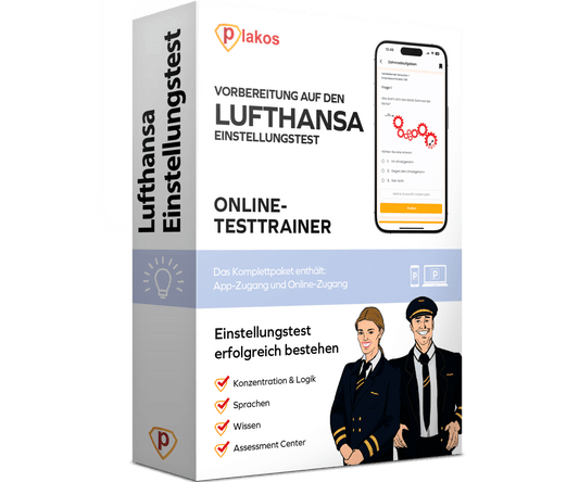 Vorbereitung für den Lufthansa Einstellungstest 2025 Online Testtrainer