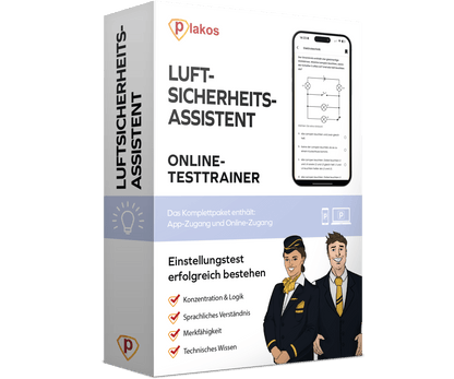 Luftsicherheitsassistent Einstellungstest 2026 Online Testtrainer