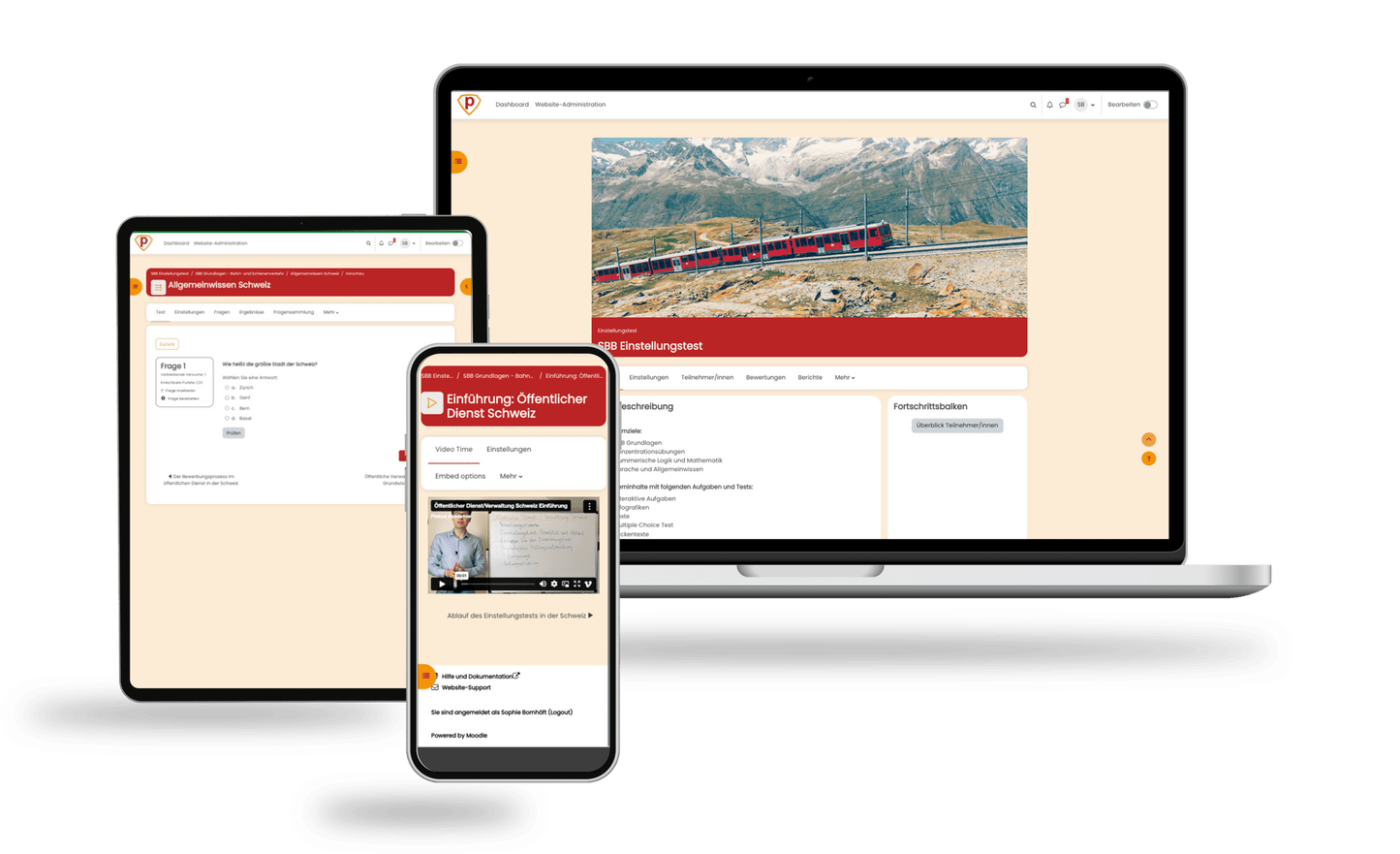 SBB Eignungstest 2025 Online Testtrainer