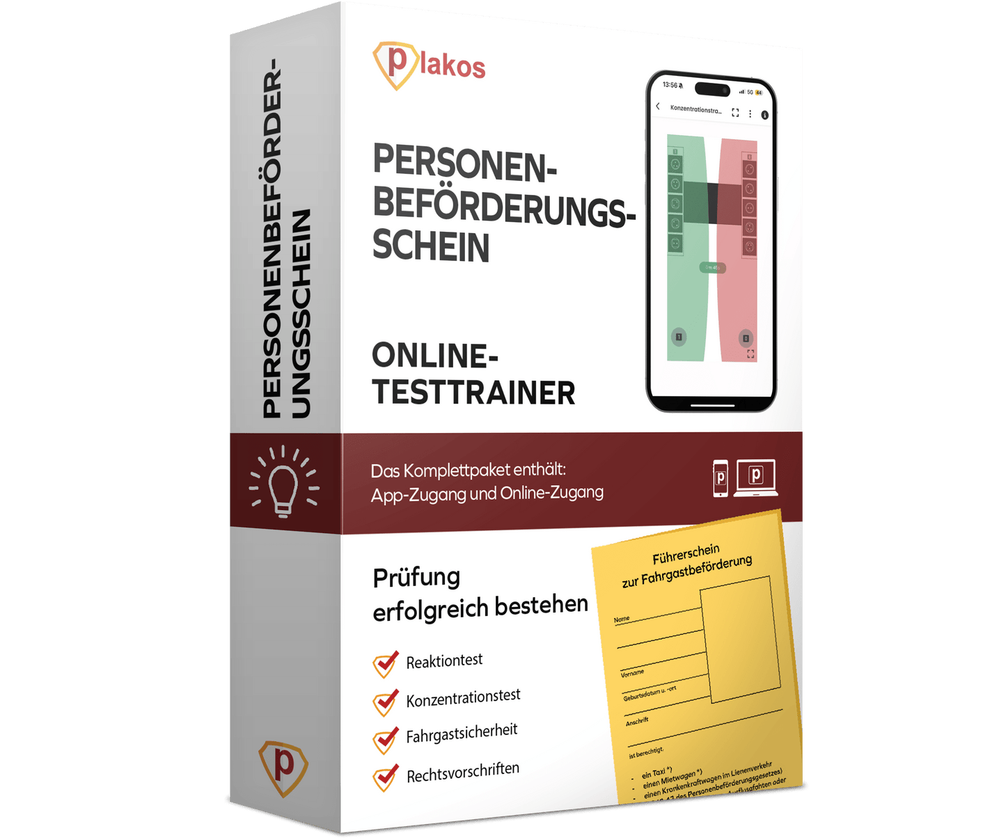 Personenbeförderungsschein P Schein 2026 Konzentrationstrainer