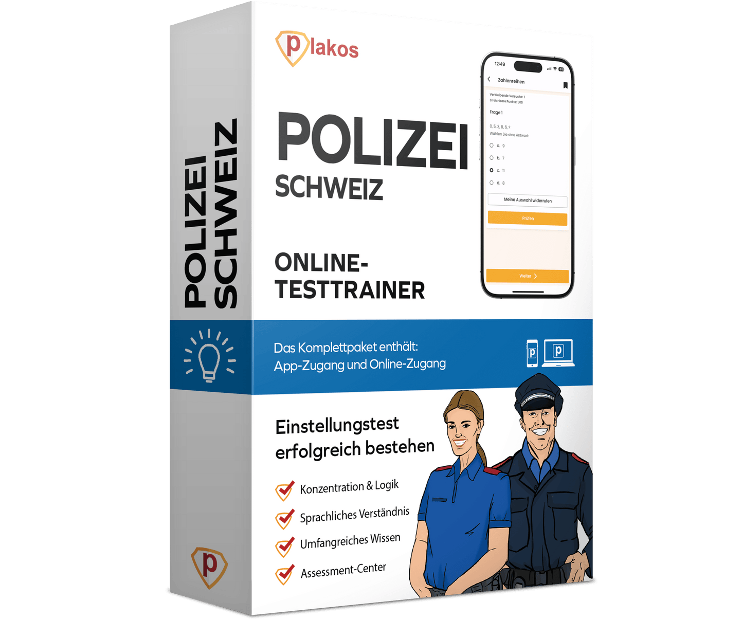 Eignungstest Polizei Schweiz 2025 Online Testtrainer