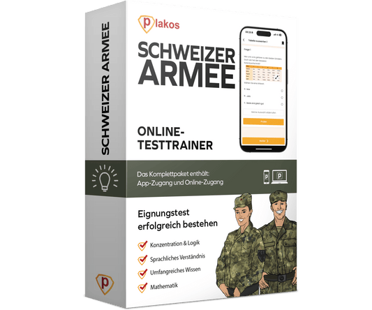 Schweizer Armee Eignungstest 2025 Online Testtrainer