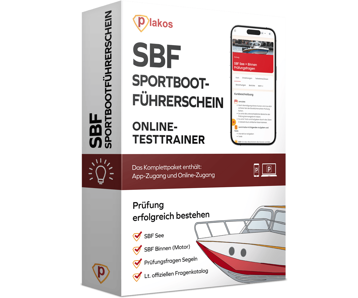 Sportbootführerschein SBF See + Binnen 2026 Online Prüfungstrainer