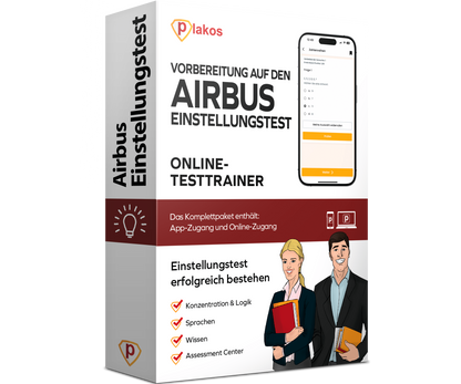 Vorbereitung Airbus Einstellungstest 2026 Online Testtrainer